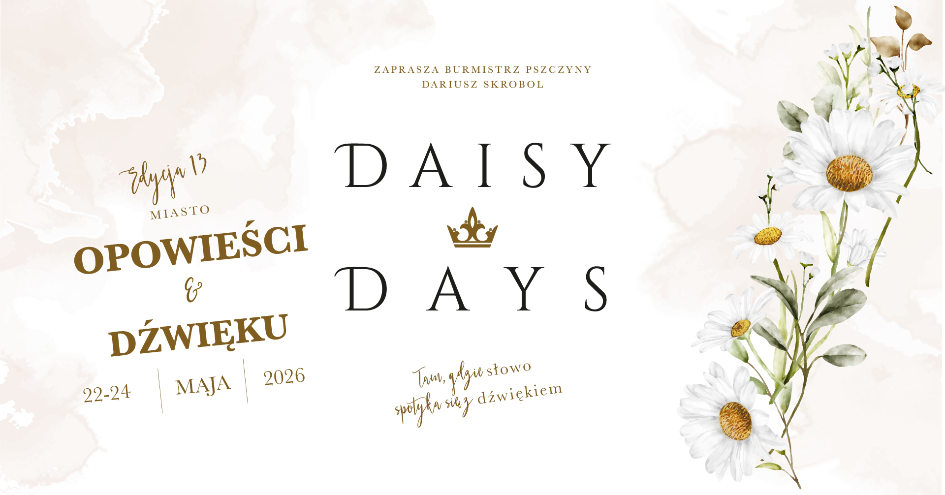 PROGRAM DAISY DAYS 2026 | 22-24 maja | Pszczyna - 